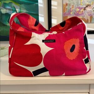 Marimekko Unikko Poppy Iconic Pattern Baguette Bag